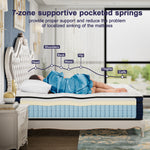 7-zone supportive pocketed springs
