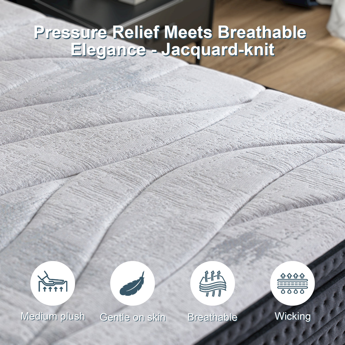 Surlunkeys Durora Mattress Pressure Relief Meets Breathable Elegance