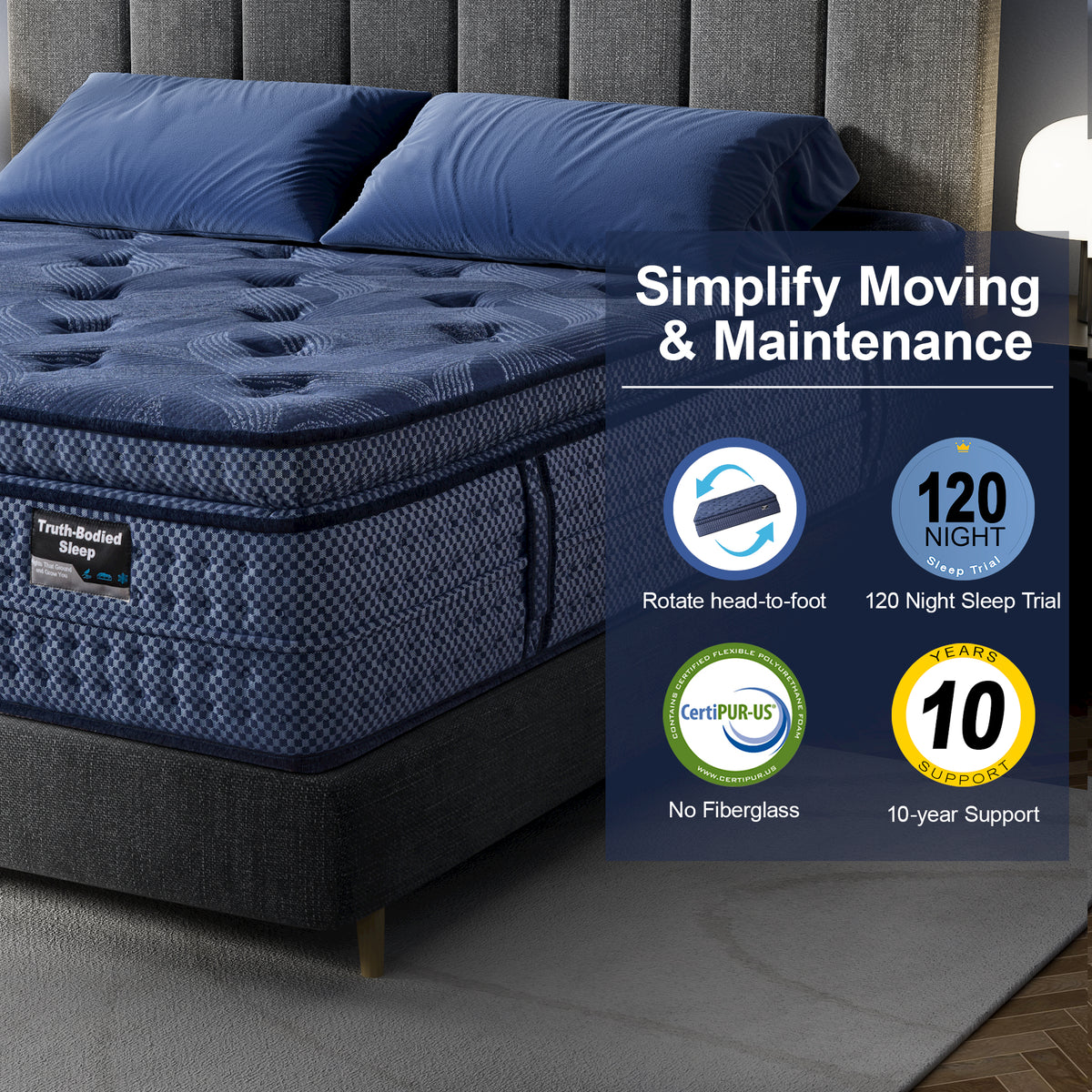 Luness mattress Simplify Moving_Maintenance