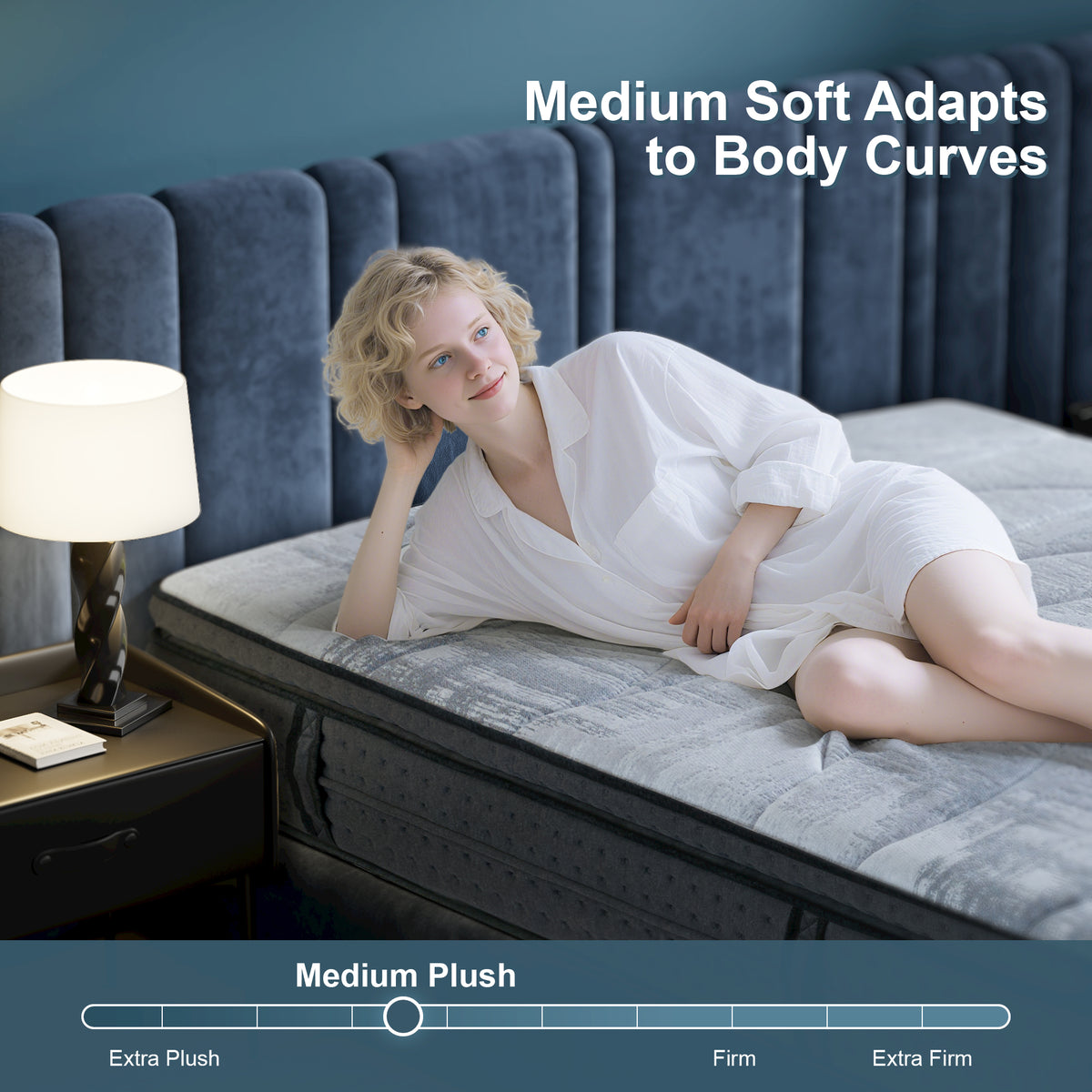 Mattress Medium Soft Adapts to Body Curves