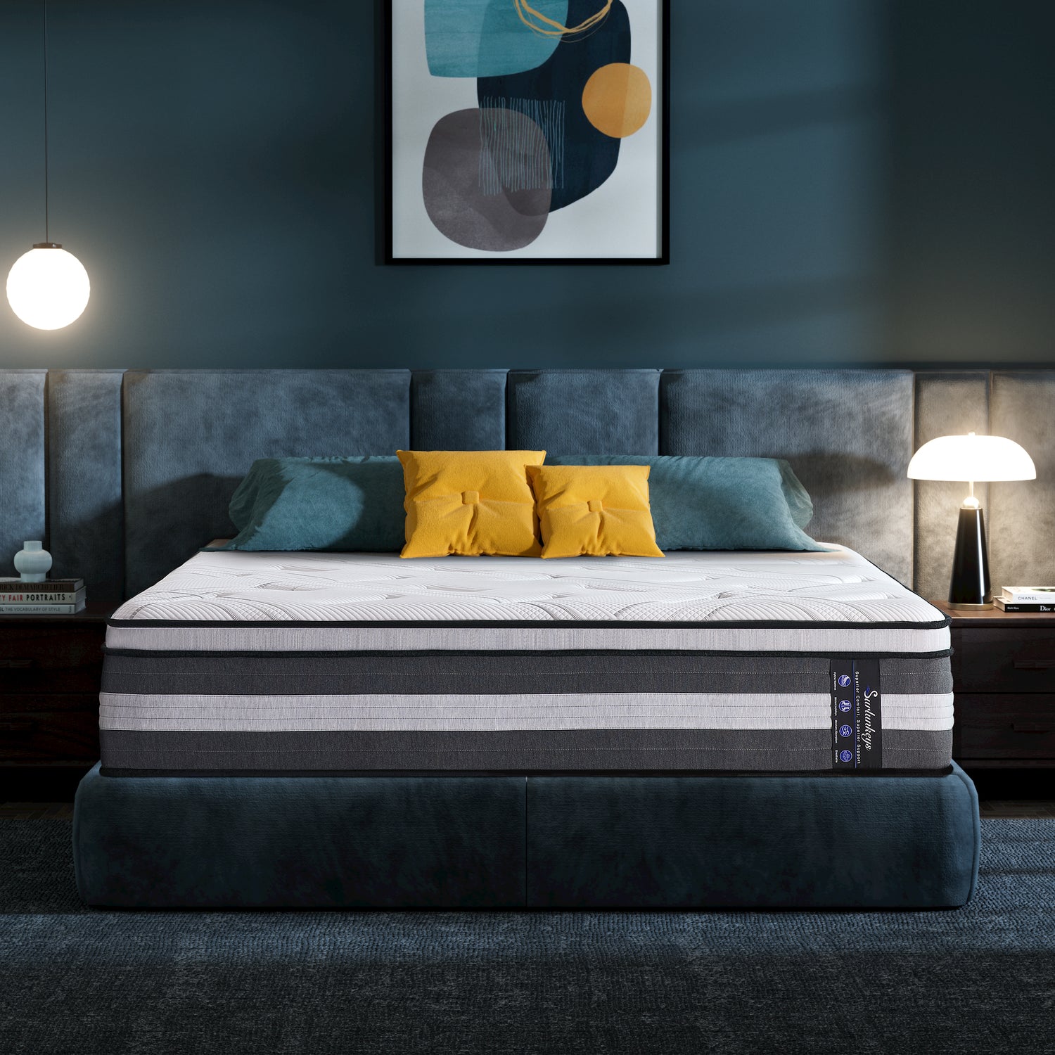 Surlunkeys CloudAlign 7-Zone 14 Inch Hybrid Mattress